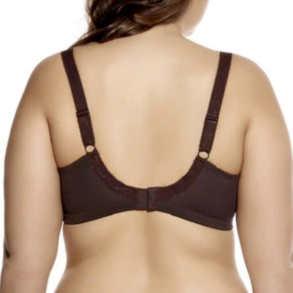Goddess Women's Kiera Underwire Bra Chocolate Size 46K 4986 - Picture 3 of 3